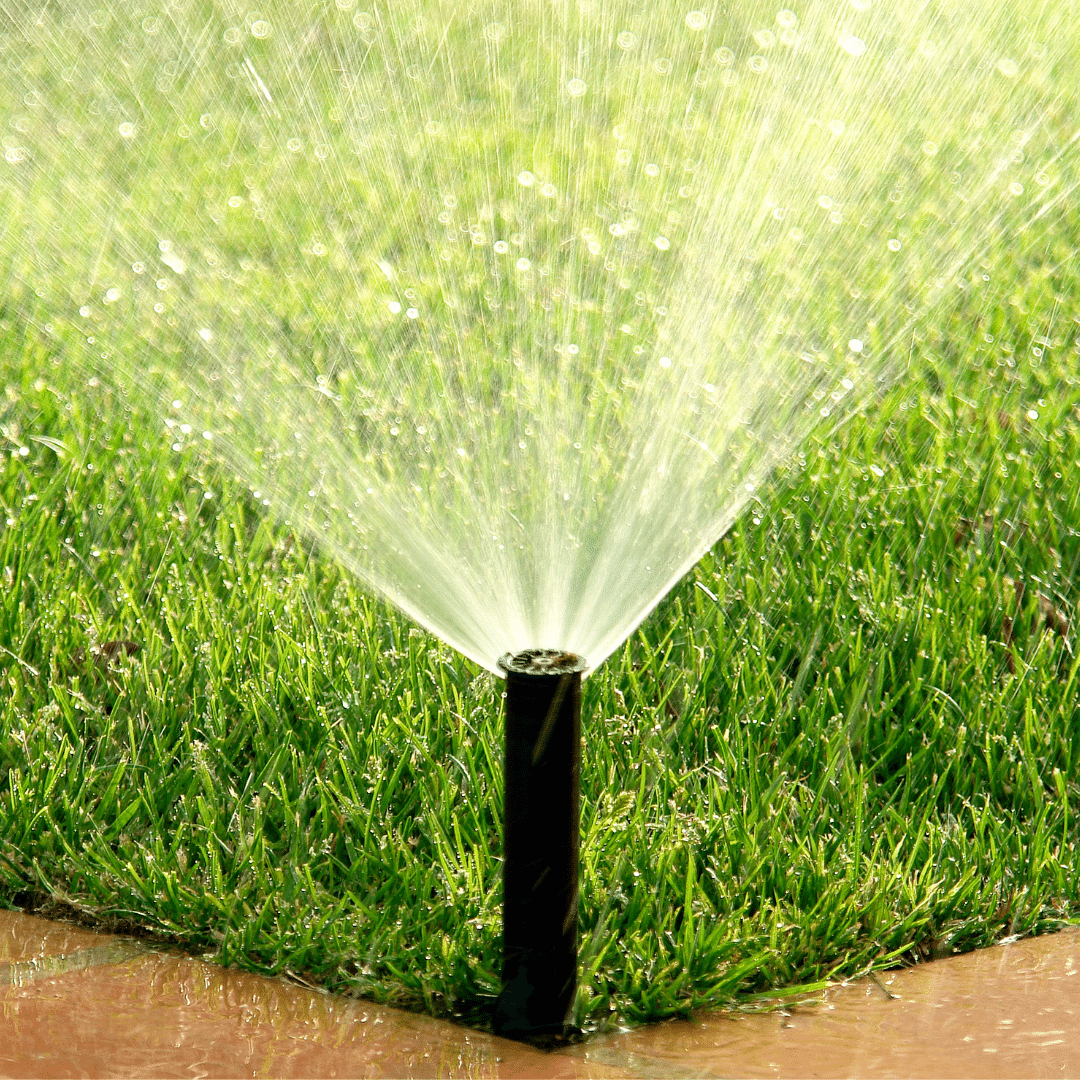 Backyard irrigation system installation in Kansas City